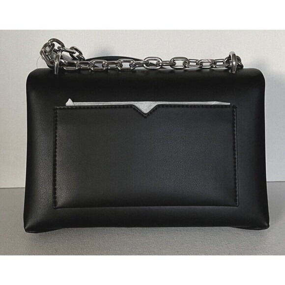 New Michael Kors Cece Medium Flap Shoulder Bag Black - Picture 3 of 5